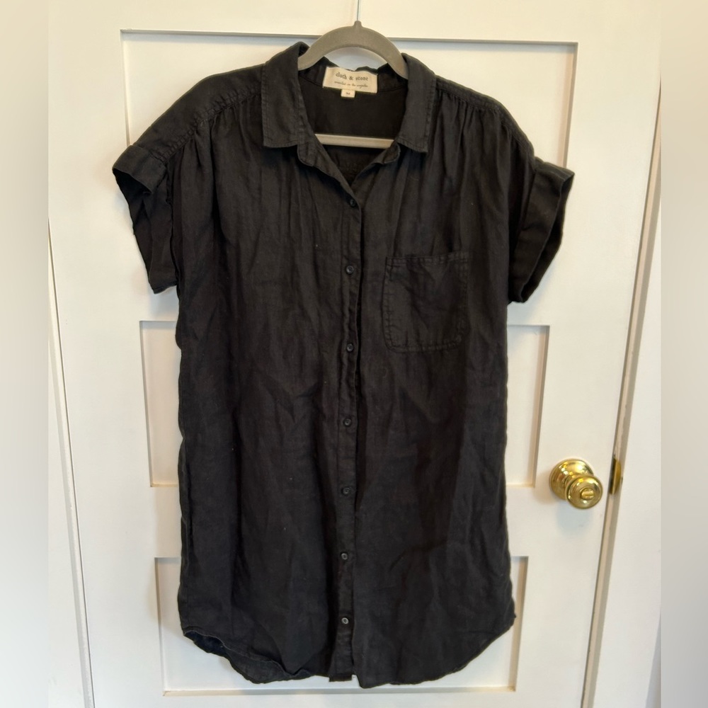 Cloth & Stone linen tunic Size M